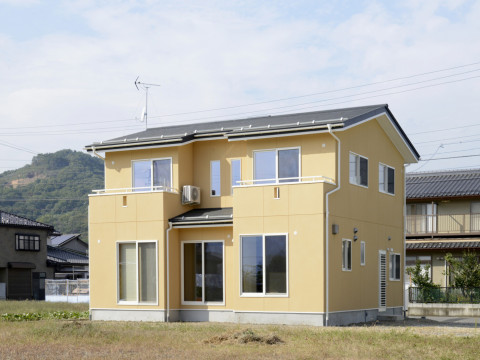 吹き抜け天井のある家族5人のちょうどいい家