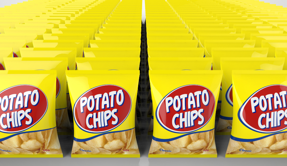 ポテトチップスのイメージ